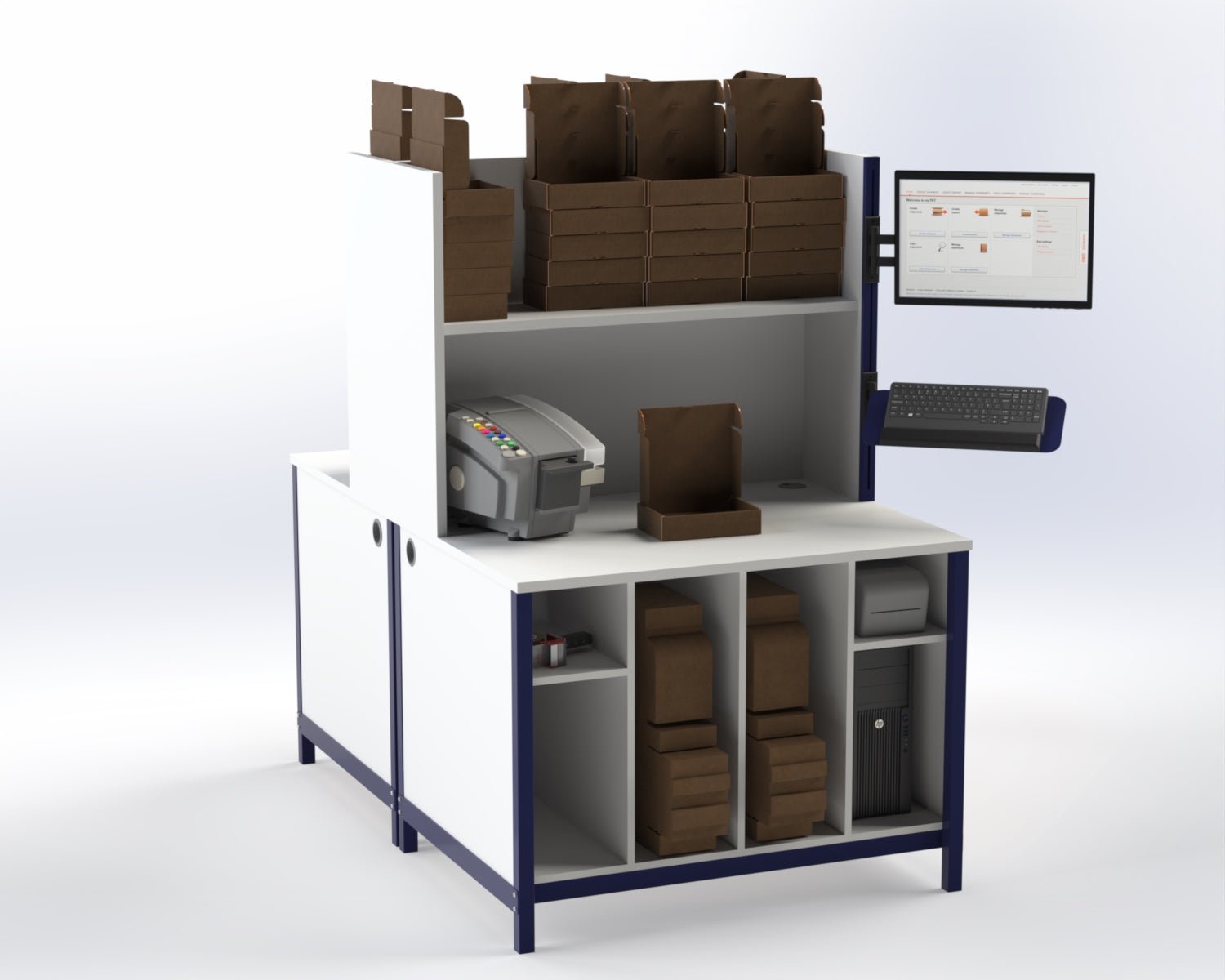 Buy Packing Benches with Accessories to improve efficiency ...