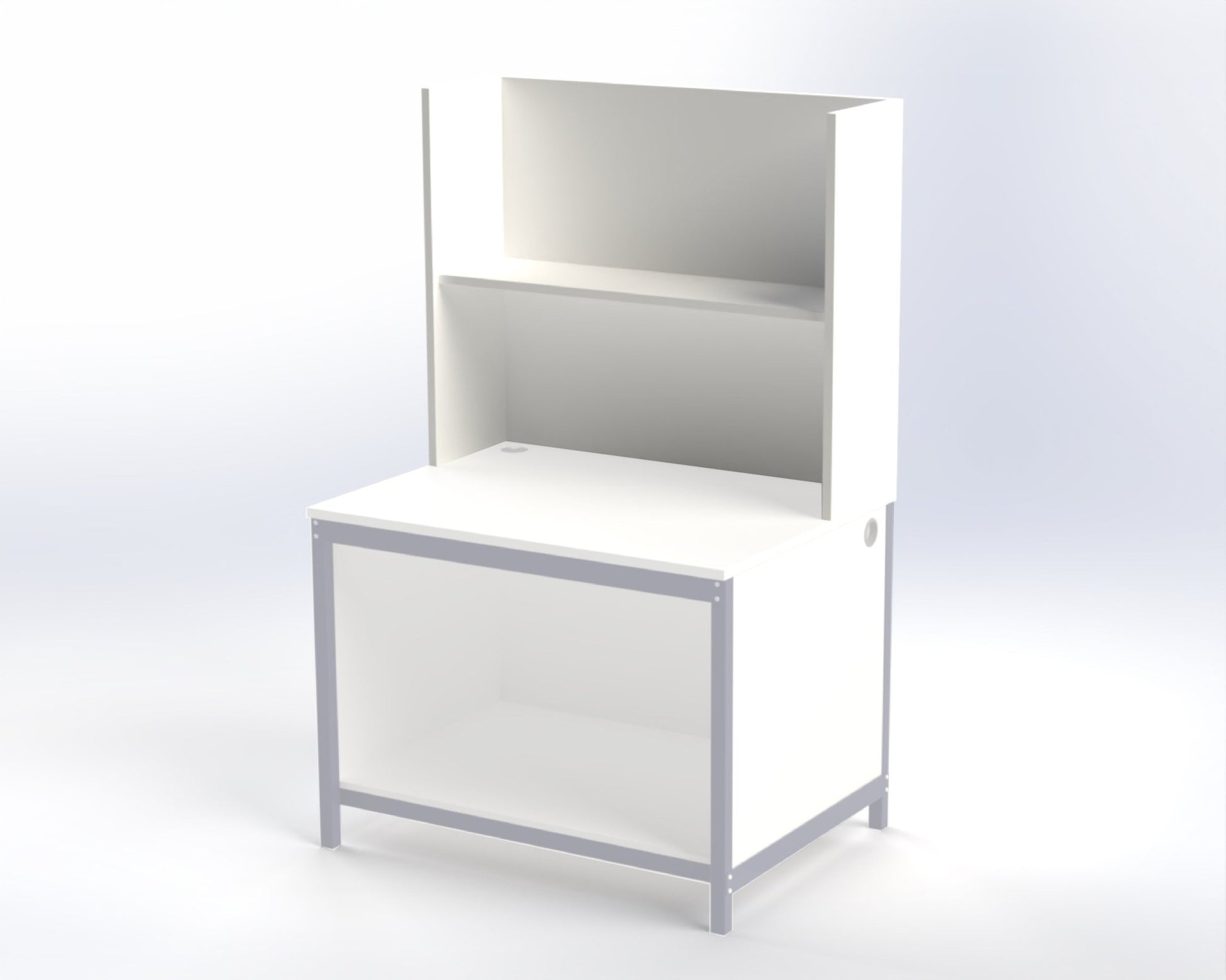 1200 x 350 Single Upper Shelf Unit - Makestation Projects Ltd