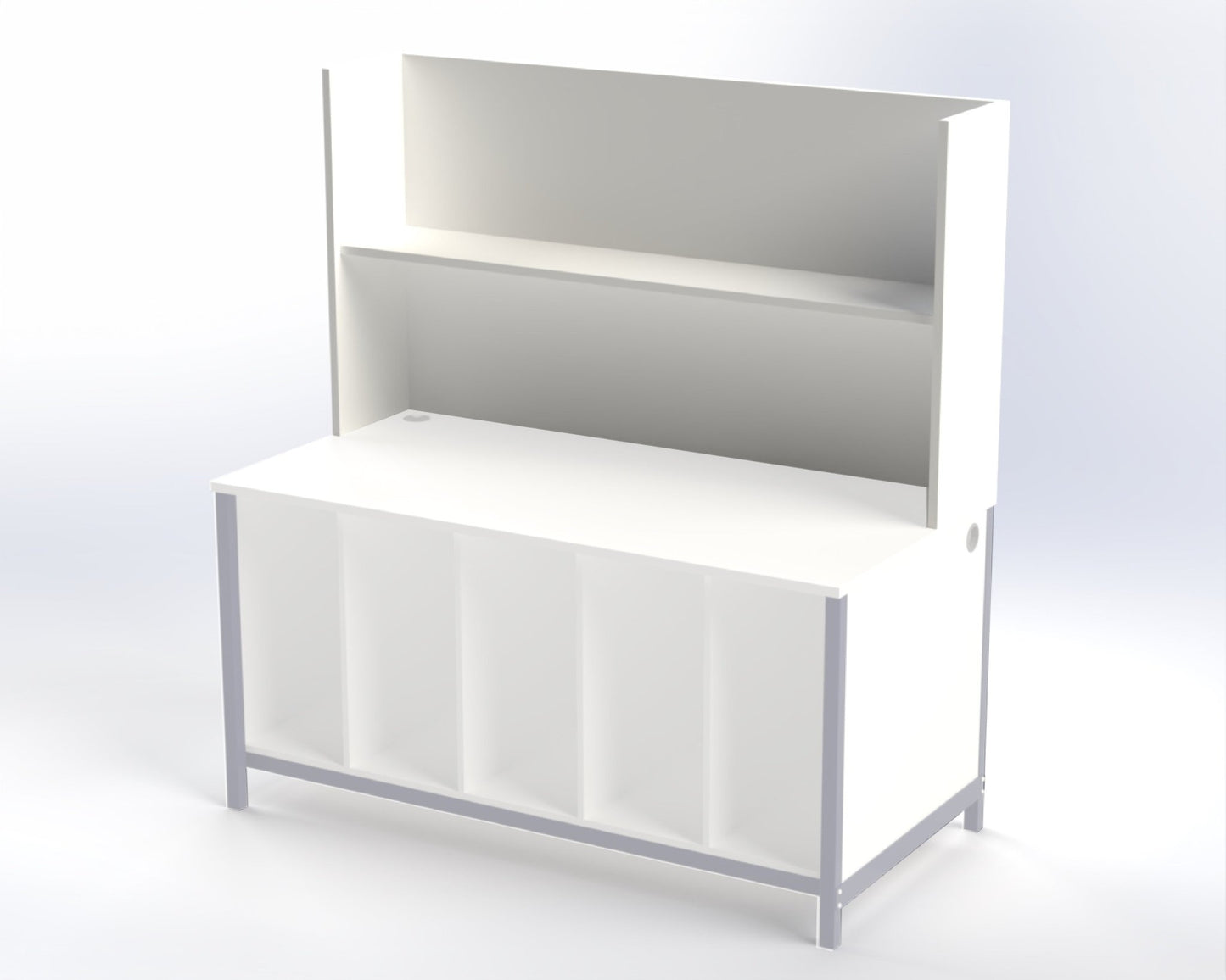 1800 x 350 Single Upper Shelf Unit - Makestation Projects Ltd