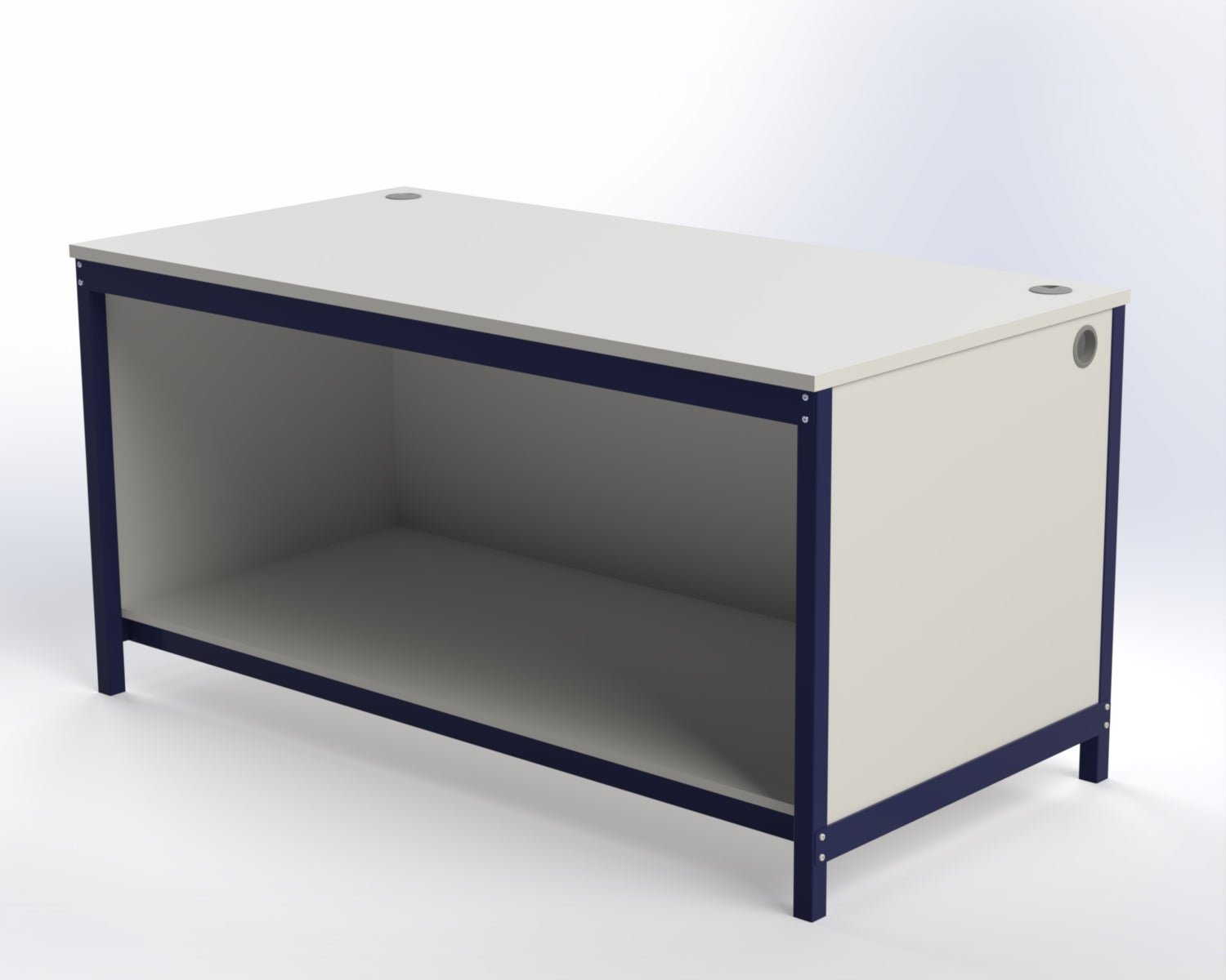 1800 x 900 Packing Station with Open Storage - Makestation Projects Ltd