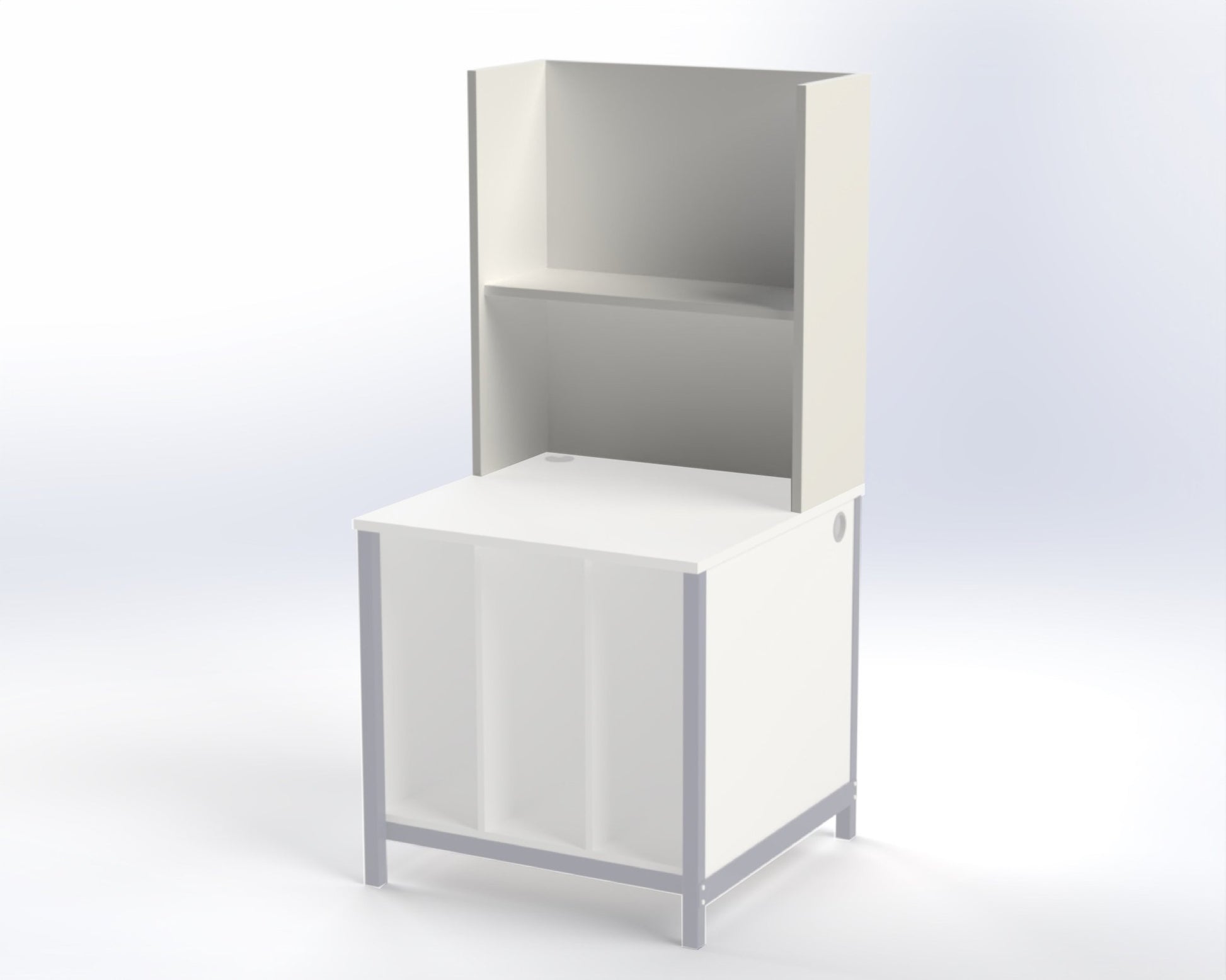 900 x 350 Single Upper Shelf Unit - Makestation Projects Ltd